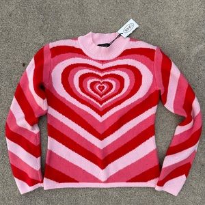 Cider Heart Wave Sweater